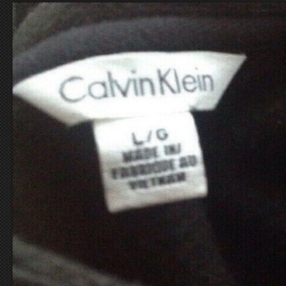 CALVIN KLEIN BLACK FLEECE FULL ZIP JACKET MENS L - Picture 3 of 3